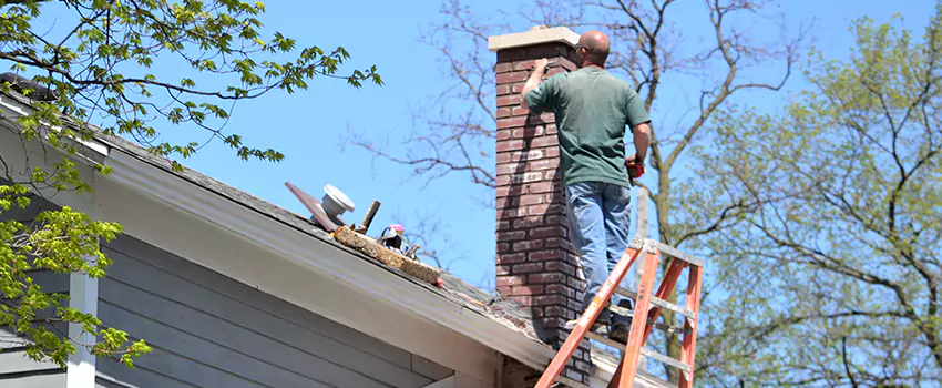 Vinyl and PVC Chimney Flashing Installation in Middle River, MD