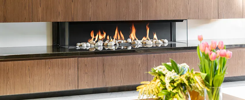 Double-height Fireplace Design Refurbishment in Middle River, Maryland