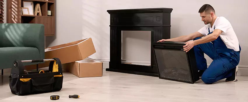 Old Rusted Metal Fireplace Repair And Replacement in Middle River, MD
