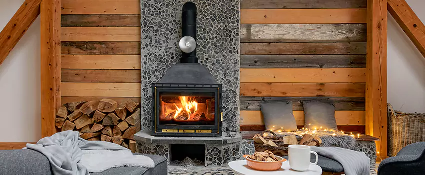 Thelin Hearth Products Direct Vent Gas Stove Fireplace Inspection in Middle River, Maryland